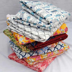 Jaipur sanganeri ผ้าคอตตอนงานทำมือสไตล์อินเดีย - Product Image 2