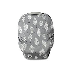 100% CPSC Certified Organic Cotton Stretchy Multi-Use Baby Car Seat Cover Canopy - Product Image 1