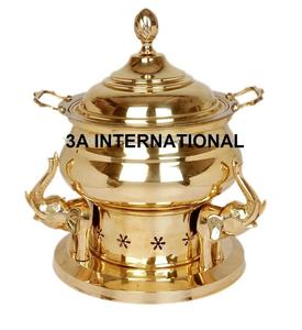 Plato de frotamiento de Metal chapado en oro, calentador de comida para Buffet, equipo de catering, plato de frotamiento de latón, equipo de catering, platos de frotamiento - Product Image 4