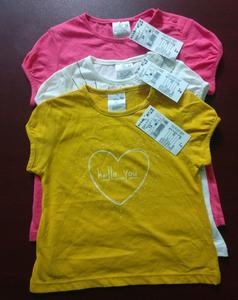 Camiseta de algodón 100% de alta calidad para niñas, diseño de moda para primavera, lote de existencias de Bangladesh a granel para exportación - Product Image 4