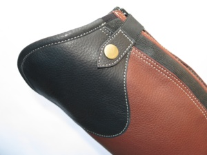 Premium Genuine Leather Half <b>Chaps</b> English <b>Riding</b> Horse <b>Riding</b> Gear Durable Comfortable Equestrian Equipment - Product Image 3