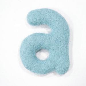 Tablero de fieltro de lana de Nueva Zelanda, respetuoso con el medio ambiente, sin Azo, letra minúscula, hecho a mano por mujeres expertas, juguetes educativos artesanos - Product Image 3