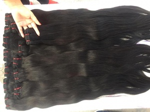 ขายส่ง Aliexpress ที่มีคุณภาพสูงผมมนุษย์อินเดียจัดส่งฟรี1b # อินเดียตรงผมมนุษย์ - Product Image 5