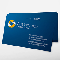Impresión de Tarjetas de Visita Personalizadas Premium |   Tarjetas de Cartón Personalizadas de Doble Cara con Acabado de Laminación de Película para Marca Corporativa