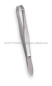 Pinzas profesionales para cejas, Punta inclinada, Etiqueta Privada, OEM, de acero inoxidable, para desplumar el pelo, herramientas de belleza - Product Image 6