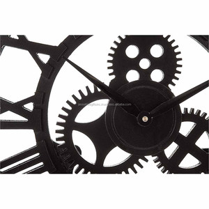 <span class=keywords><strong>Orologio</strong></span> da <span class=keywords><strong>parete</strong></span> moderno con rivestimento in polvere nera per la casa e il soggiorno - Product Image 2