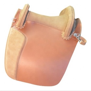 Sillín de equitación español sin árboles elegante-Sillín de caballo de cuero - Product Image 1