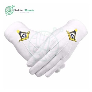 Brújula cuadrada de algodón Masonic Blue Lodge 100% amarilla para deportes de esquí, uso diario y comercial al aire libre - Product Image 1