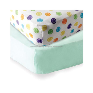 Bulk Purchase 100% Organic Cotton Fitted Baby Crib Sheets - Product Image 1