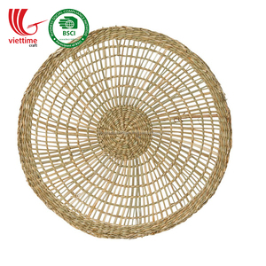 Natural tejida a mano redonda paja seagrass mantel al por mayor para la decoración de la Mesa - Product Image 3