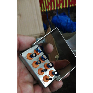 Kit de 8 piezas de fresas dentales para cirugía de implantes con portafresas, titanio azul, al por mayor - Product Image 3
