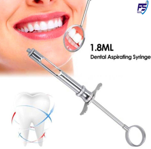 Jeringa de aspiración DENTAL de acero inoxidable, con recubrimiento de oro y multicolor, Cartucho DENTAL - Product Image 2