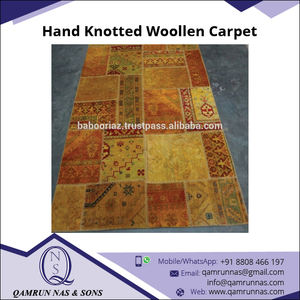 Tapis patchwork en laine de qualité supérieure Design captivant pour la maison ou la prière-Tapis et ensembles de style uni Fourniture en gros - Product Image 3