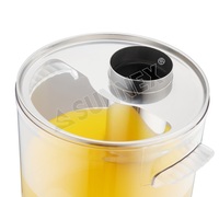 Distributeur de boissons en acier inoxydable et plastique de qualité alimentaire pour hôtel et restaurant, 5 litres, refroidi par glace