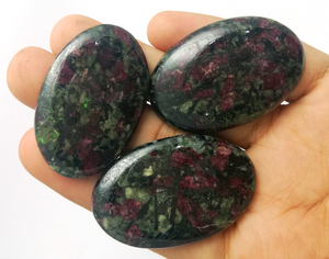 Pierre précieuse naturelle en vrac Edulite, cabochon, qualité supérieure, pierres en vrac pour la fabrication de bijoux - Product Image 2