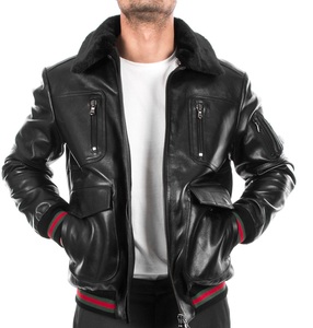 Chaqueta de cuero para motocicleta para hombre, equipo de carreras, ropa para moto, cortavientos, manga completa, equipo de protección para ciclista callejero - Product Image 4
