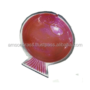 Bol en métal Bol à fruits secs en forme de feuille en métal Caractéristique écologique Servant des fruits décoratifs - Product Image 3