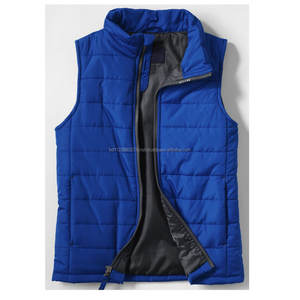 Gilet rembourré pour garçons, en argent personnalisé, Gilet en duvet, promotion pour enfants de 7 ans, fabriqué au Bangladesh - Product Image 1