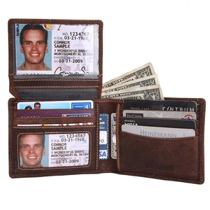 <b>Indian</b> Manufactured Vintage Genuine Leather Mens Wallet with Card Holder Coin Pocket and Cash Compartment Available For Sale - Product Image 3