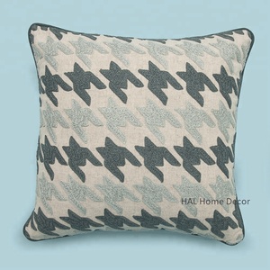 Wholesale Decorative Hand Embroidered <b>Cushion</b> Pillow Cover, Indian Wholesale <b>Sofa</b> Decorative Bed Pillow Cover - Product Image 1