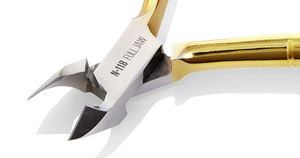 Nghia ชุด C-118ทำเล็บมือและเล็บเท้าแบบมืออาชีพคีมตัดหนังกำพร้าเหล็กแข็งชุบทองสปริงคู่ - Product Image 4