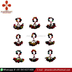 สร้อยข้อมือระบำหน้าท้อง,สร้อยข้อมือวินเทจปอมปอมพู่ - Product Image 2