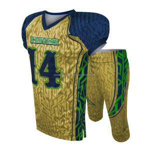 Uniformes de Fútbol Americano Personalizados para Hombre, Talla Grande, Transpirables, con Tela Tackle Twill - Product Image 1