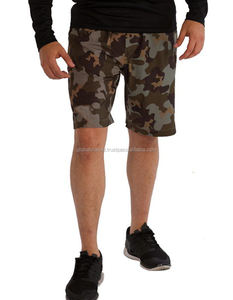 <b>Men's</b> Camouflage Gym Running <b>Shorts</b> Standard Fleece Casual Style Sweat <b>Shorts</b> with Customizable Logo-OEM Service Supplied - Product Image 1