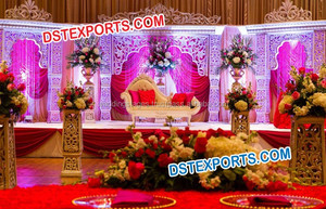Moroccan Theme Reception Stage <b>Decor</b> Grand English Wedding Stage Setup New American Wedding Stage <b>Set</b> for Sale USA UK Australia - Product Image 3