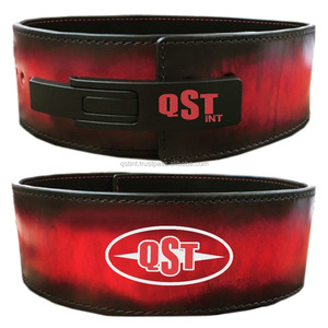 Cinturón de Levantamiento de Pesas de Alta Resistencia con Hebilla de Palanca - Protección Profesional Antideslizante Unisex de Cuero Vacuno para Entrenamiento de Fuerza - Product Image 1