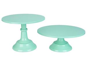 Juego de 2 soportes de pastel de metal galvanizado para decoración de mesa - Product Image 6