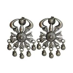 ต่างหูห่วงเงินแท้925ของผู้หญิงต่างหูมุกสีทองสีโรสโกลด์ปาร์ตี้ศาสนาเครื่องประดับส่งออก - Product Image 1