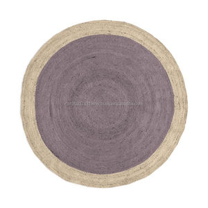 Alfombras indias naturales hechas a mano a precio de fábrica, tejido plano de yute redondo para habitaciones, baños, cocinas, oficinas, alfombras y juegos - Product Image 3