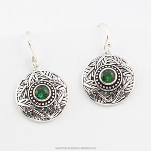 925 Sterling <b>Silver</b> Natural Gemstone <b>Earrings</b> Handmade Jewelry Solid Sterling <b>Silver</b> <b>Dangle</b> <b>Earrings</b> Stone <b>Earring</b> - Product Image 5