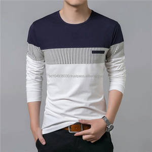 T-shirts à manches longues élégants pour hommes personnalisés de haute qualité - Product Image 4