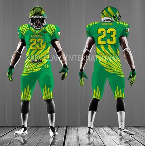 Maillots de football américain personnalisés en gros, nouveau design, vêtements de sport, chemises/hauts par sublimation taille XL, service OEM, vente rapide, séchage rapide - Product Image 2