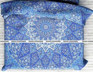 Ethnic Mandala Elephant Star Queen Size Cotton <b>Duvet</b> Cover <b>Set</b> Comforter Pillow Case Home Decor Bedding By Indian Consigners - Product Image 5