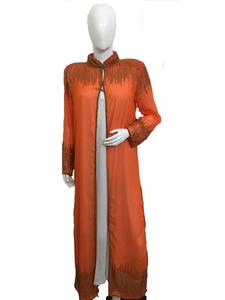 Vestido Abaya Largo sin Costuras Estilo Dubái para Mujer, Talla Grande, Elegante, para Boda, Caftán, Abertura Frontal, Vestido Maxi, Ropa de Cóctel, Abrigo - Product Image 5