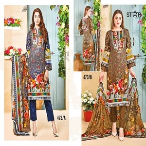 Catalogue de modèles de vêtements indiens Salwar Kameez en coton pakistanais Vêtements traditionnels fabriqués à la main - Product Image 4