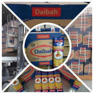 Daibah Brand Dry Spaghetti Pasta 500g Hard <b>Wheat</b> Packaged in Bag or Box Egyptian Product - Product Image 1
