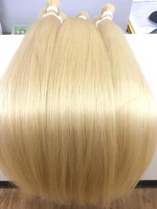 100% Extensions de cheveux vierges Remy de haute qualité vague droite soyeuse 613 cheveux de blanchiment colorés brillants tissage du Vietnam - Product Image 4