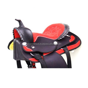 Silla de montar para polo ecuestre con cuero genuino y estructura de madera/plástico - Product Image 6