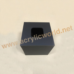 Boîte à serviettes en acrylique, fourniture d'usine, hôtel, boîte à cubes en acrylique noir, boîte à mouchoirs en acrylique - Product Image 4