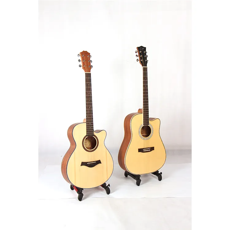 E40-YS 40 ''Top Spruce Back & Side Sapele Matte Handmade อะคูสติกกีตาร์