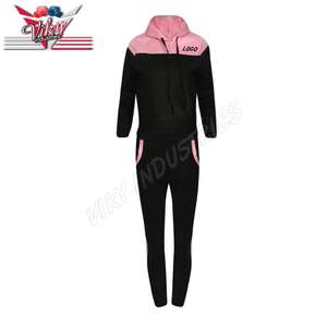 ชุดวอร์มสำหรับผู้หญิงชุดวอร์มแฟชั่นพร้อมเสื้อฮู้ดแขนยาวแบบดึงขึ้นมาใหม่ชุดวอร์มสำหรับผู้หญิงจาก viky IND - Product Image 4