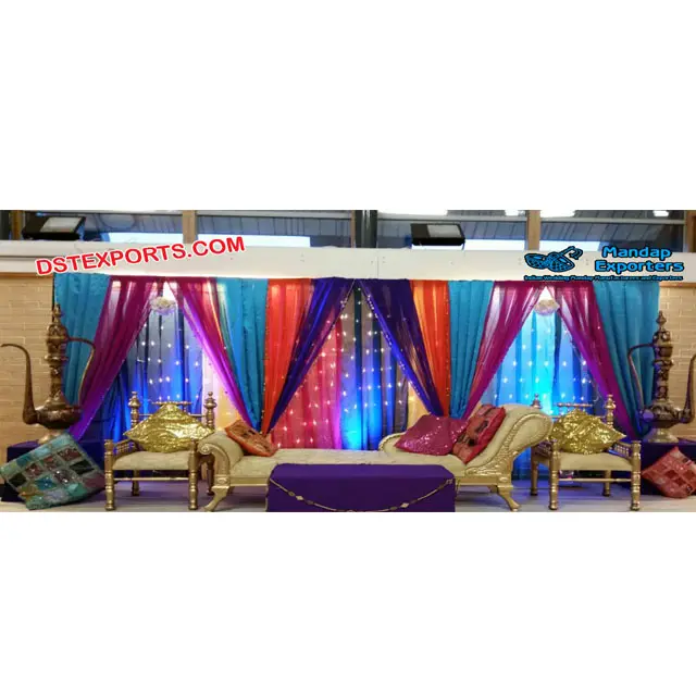 Indonesian Mehandi Night Stage Decor Muslim Mehandi Stage Decor Indian Wedding Stage Decor