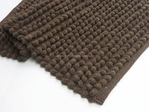 Hot Selling Microfiber Shaggy Bath Rug Non-Slip Chenille Bath <b>Mat</b> with Plaid Pattern Washable Bath Rugs for Floor Use - Product Image 2