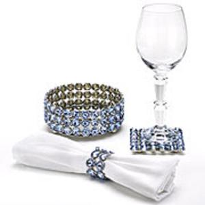Wedding Decorations Coaster and <b>Napkin</b> Ring Set for Home Hotel and <b>Party</b> Use - Product Image 1