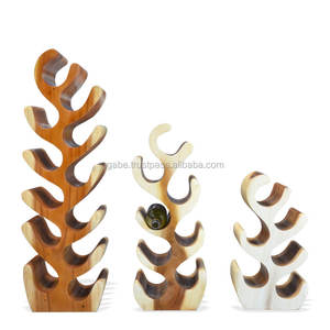 Juego de 3 Botelleros de Madera de Suar - Product Image 2