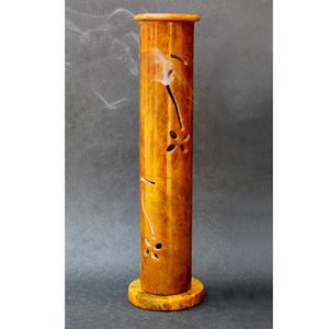 ที่ใส่ธูปทรงหอคอยหินเรซินสบู่แกะสลักฤดูใบไม้ผลิผักชีน้ำผึ้งลูกพีชธูปอินเดีย - Product Image 2